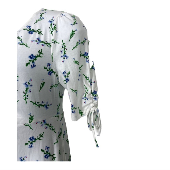 Dress XL V neck Ruched neck and sleeve ties - Picture 4 of 9